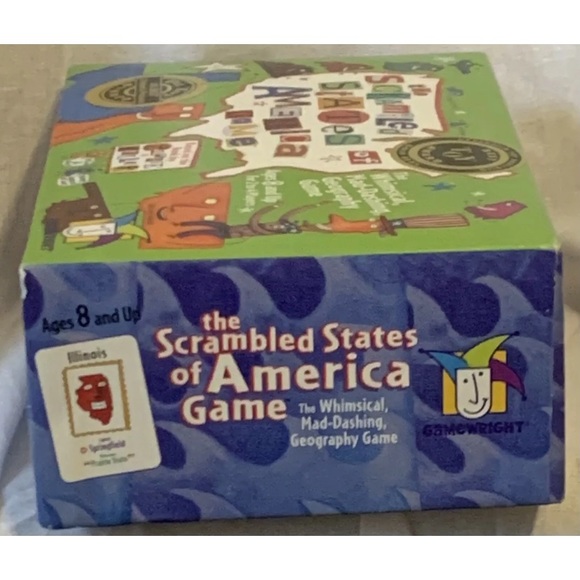 Gamewright The Scrambled States of America USA Geography Learning Card Game 8+ - Picture 9 of 10